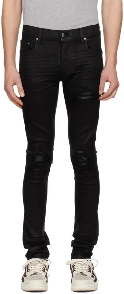 Черные джинсы с воском Amiri, цвет Black