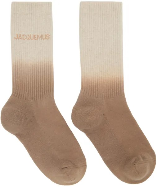 Бежевые носки Le Chouchou Les Chaussettes Moisson Jacquemus