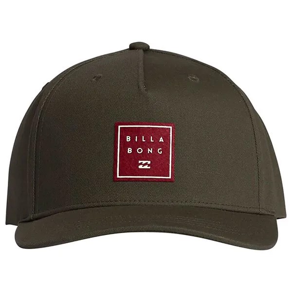 Бейсболка Billabong Stacked, One Size, olive