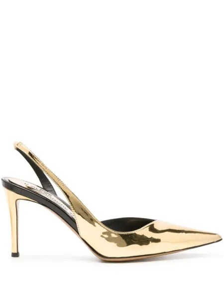 Туфли с эффектом металлик Alexandre Vauthier, золотистый