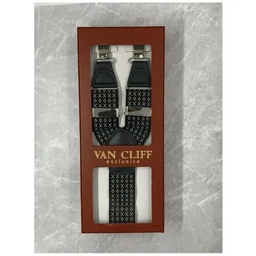 Подтяжки Van Cliff, размер 110, черный