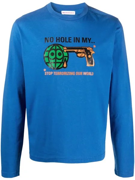 Walter Van Beirendonck Pre-Owned футболка Gun с длинными рукавами