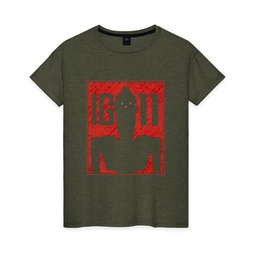 Футболка женская ВсеМайки 2177797 хаки XXXL