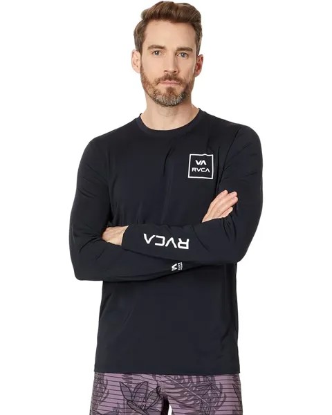 Футболка RVCA RVCA Long Sleeve Surf, черный