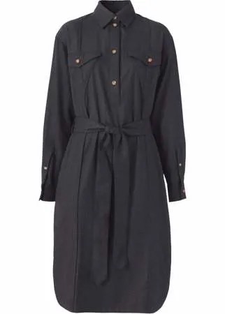 Burberry платье-рубашка с длинными рукавами