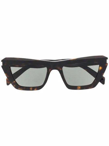 Saint Laurent Eyewear солнцезащитные очки в оправе 'кошачий глаз'