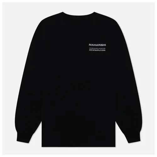 Лонгслив Maharishi, хлопок, размер M, черный