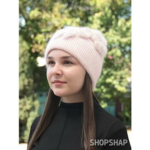 Шапка ShopShap Шапка Shopshap Йона, размер 57, розовый