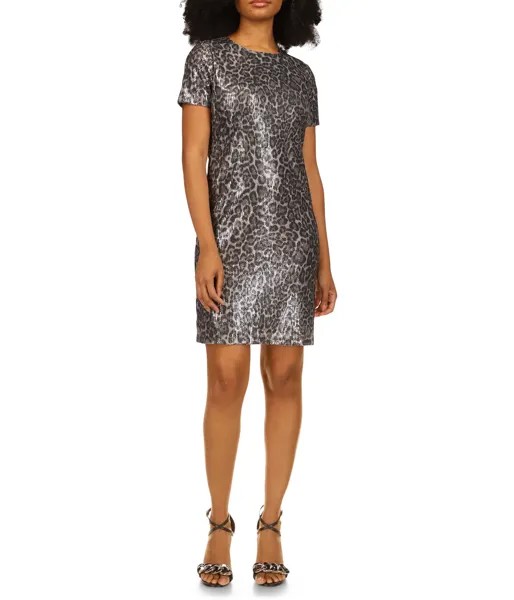 Платье MICHAEL Michael Kors, Sequin T-Shirt Mini Dress