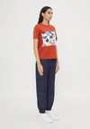 Футболка с принтом OBLIQUA Max Mara Leisure, медный