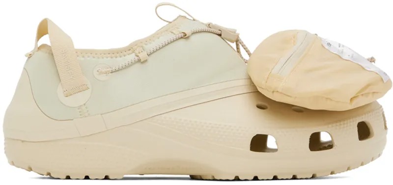 Бежевые классические сабо Crocs Edition Satisfy