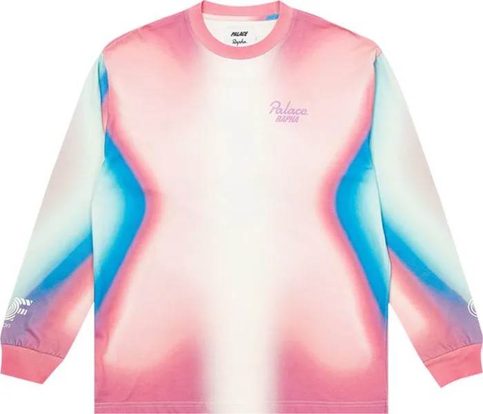 Футболка Palace x Rapha EF Education First Long-Sleeve T-Shirt 'Multicolor', разноцветный