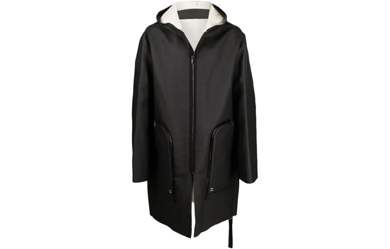 Длинная парка Strobe Rick Owens Drkshdw, черный