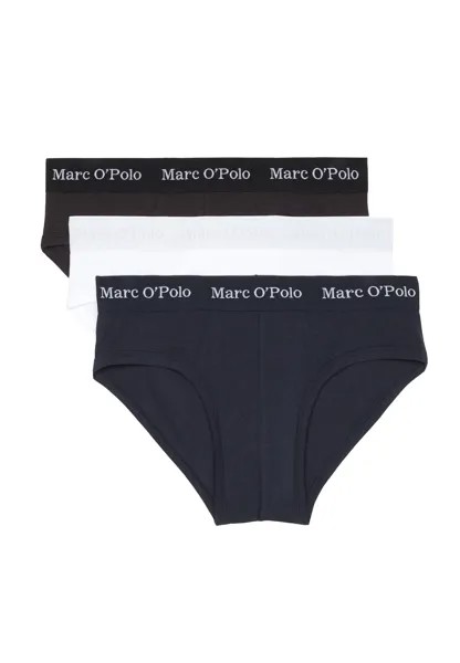 Трусы Marc O´Polo/Unterhose Essentials, цвет Navy/Weiß/Schwarz