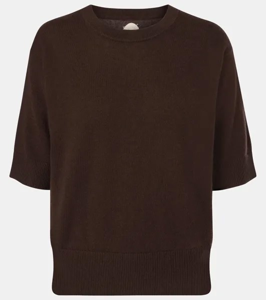 Кашемировый топ Jardin Des Orangers, цвет choco