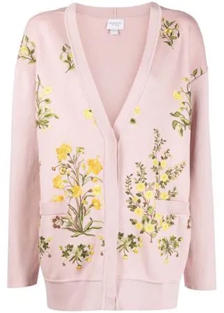 Giambattista Valli трикотажный кардиган с цветочным узором
