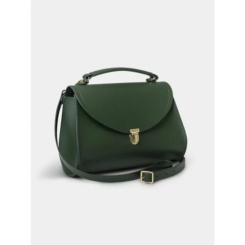 Сумка  poppy CSATCHthe-poppy-leather-handbag-racing-green, зеленый
