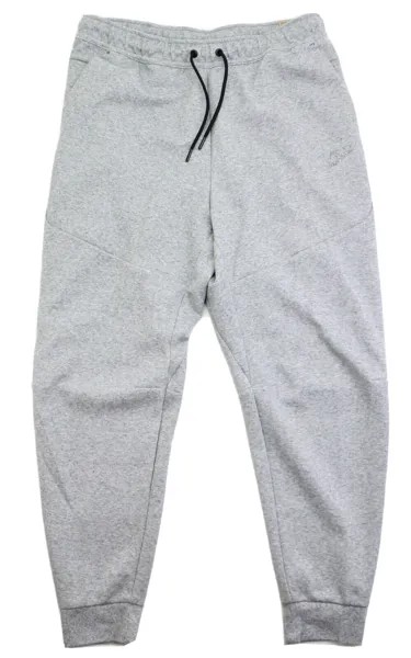 Новые мужские брюки Nike Tech Fleece Joggers Black/Heather Grey, размер L DD4706-010