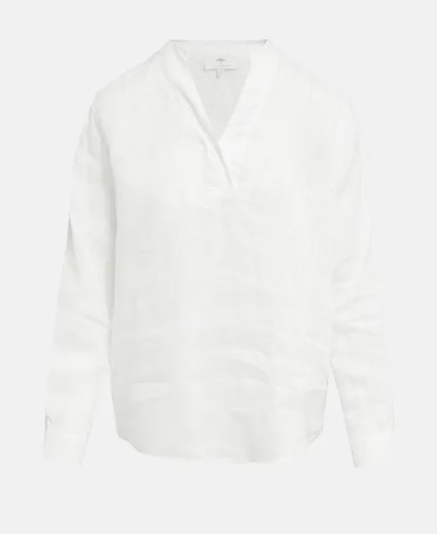 Льняная блузка-рубашка Fynch-Hatton, белый