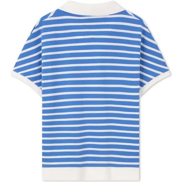 Женская рубашка-поло Tommy Hilfiger, цвет Blue & White Stripe 04L