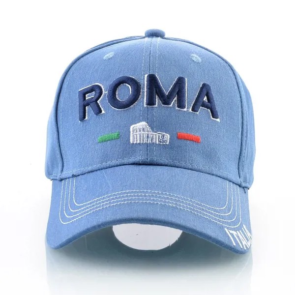 Высококачественная бейсболка для мужчин Женщины Вышивка Буква ROMA Trucker Caps Snapback Регулируемый хип-хоп кости Casquette Козырек Шляпа