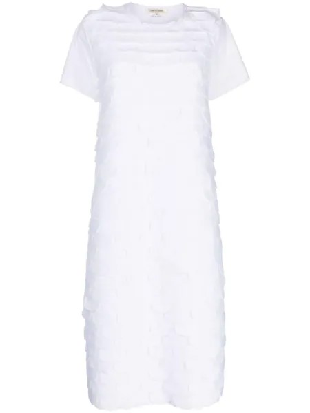 Comme Des Garçons платье-футболка с круглым вырезом, белый