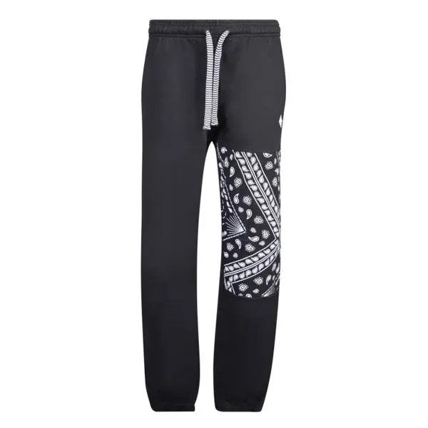 Брюки bandana relax sweatpants Marcelo Burlon, черный