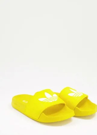 Желтые шлепанцы adidas Originals Adelette Lite-Желтый