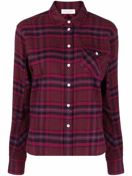 Rag & Bone рубашка Jonah в клетку