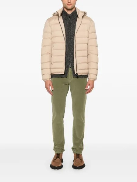 Corneliani меланжевый кардиган, серый