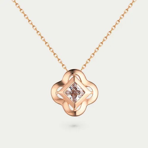 Подвеска GOLD CENTER, золото, 585 проба, фианит