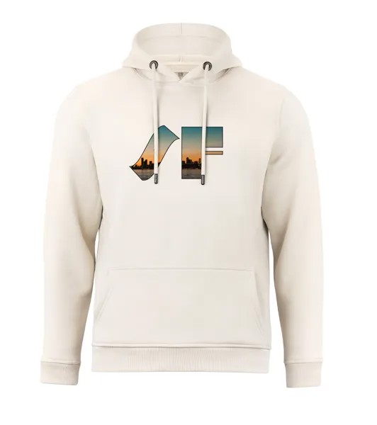 Толстовка Cotton Prime Skyline Hoodie San Francisco Weltenbummler Kollektion, песочный