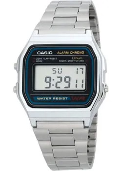 Японские наручные  мужские часы Casio A-158WA-1. Коллекция Vintage