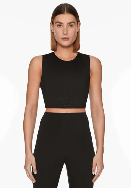 Топ MICROPERFORATED COMFORTLUX SLEEVELESS OYSHO, цвет black