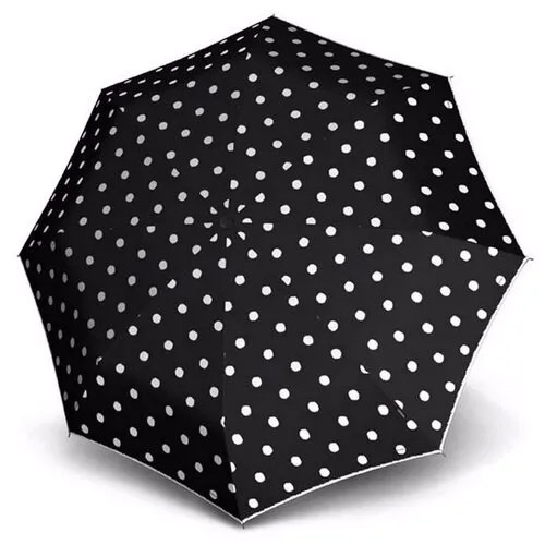 Зонт Knirps женский механический T.010 Small Manual DOT ART BLACK 9530104901