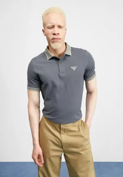 Рубашка-поло MOORLAND Barbour, голубой