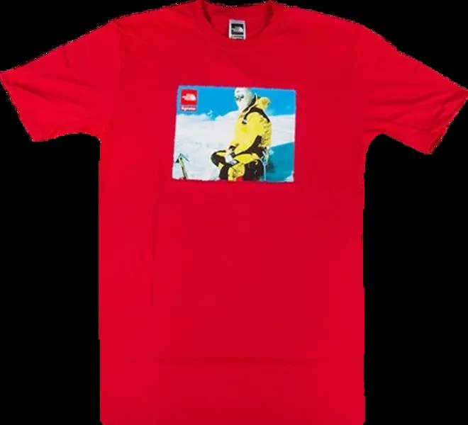Футболка Supreme x The North Face Photo T-Shirt 'Red', красный