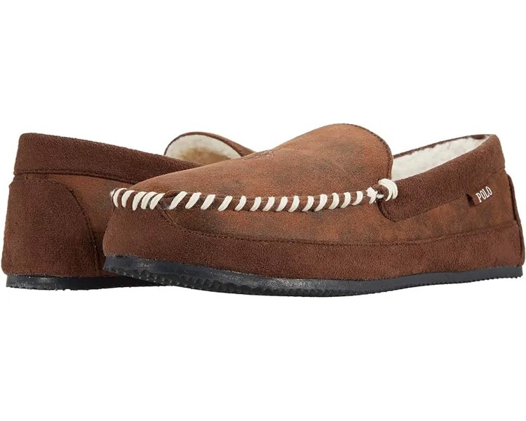 Тапочки Polo Ralph Lauren Cali II Moccasin Slipper, коричневый