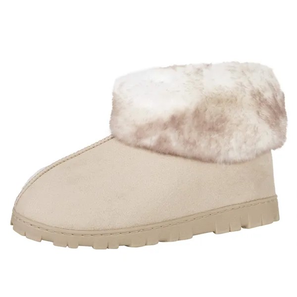 Домашняя обувь Jessica Simpson Women's and Girls Microsuede Super Soft Bootie Slippers with Indoor Outdoor Sole- Mommy & Me Set Options