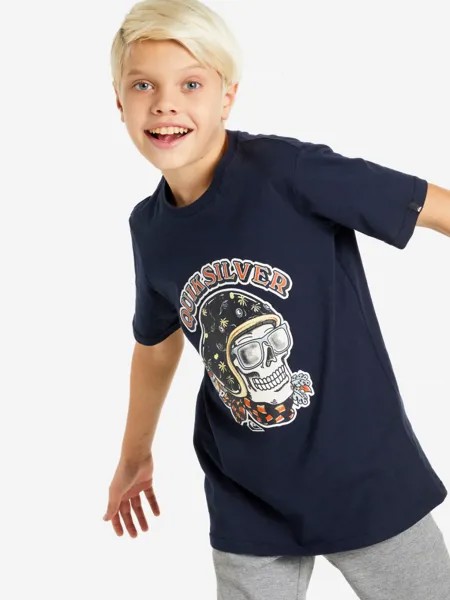 Футболка для мальчиков Quiksilver Skulltrooper, Синий