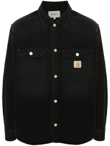 Carhartt WIP куртка-рубашка Harvey, черный