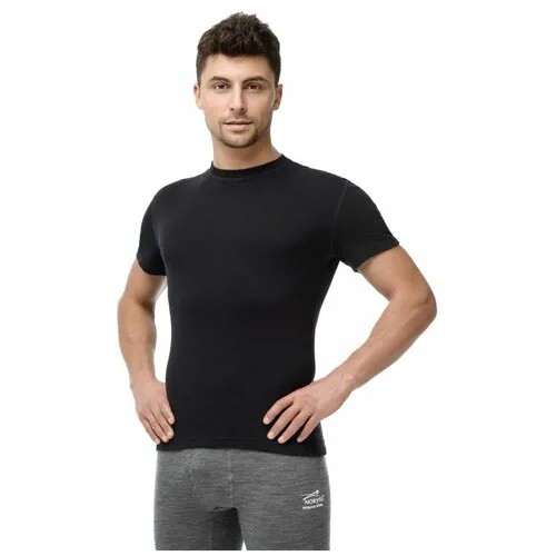 Термобелье мужское футболка с коротким рукавом Norveg SOFT, Черный 14SM3RS / L