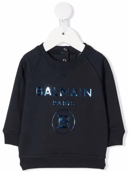 Balmain Kids толстовка с логотипом