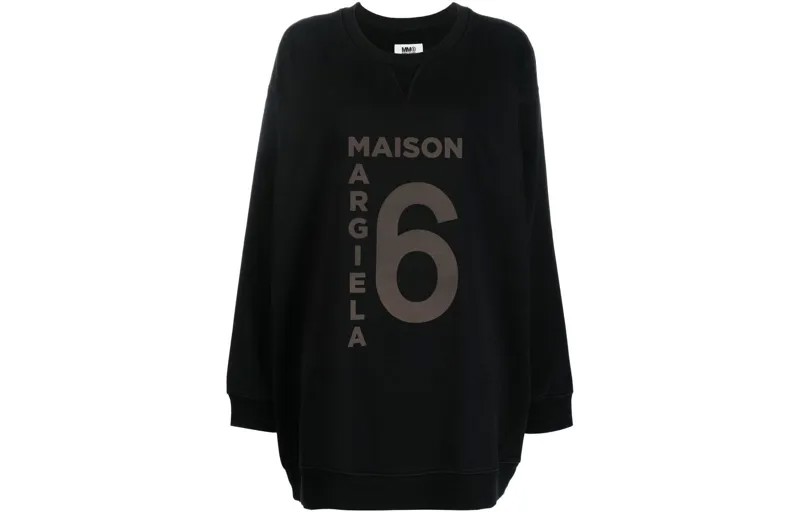 Толстовка женская черная Mm6 Maison Margiela