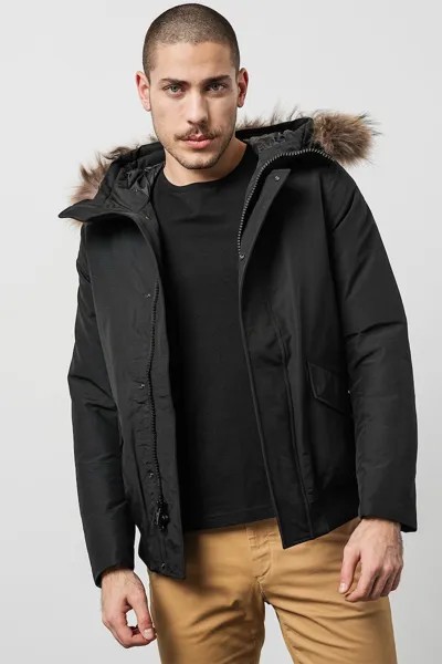 Зимняя куртка Northen с капюшоном Woolrich, черный