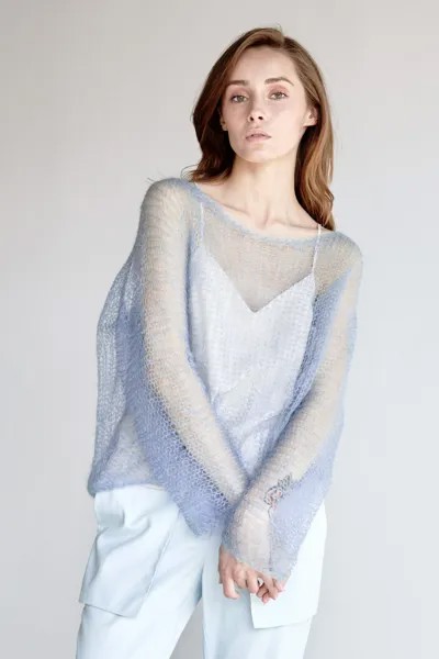 Свитер женский ASHE F15SW1 фиолетовый ONE SIZE