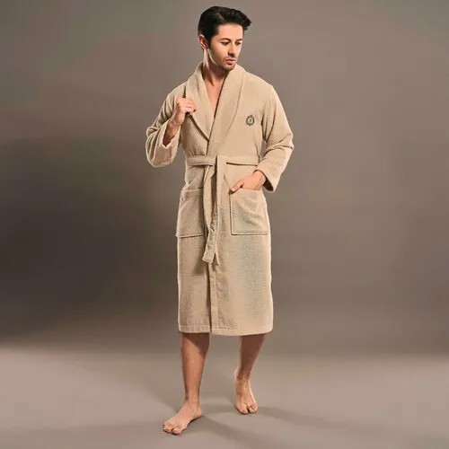 Халат Nusa, размер 4XL, бежевый