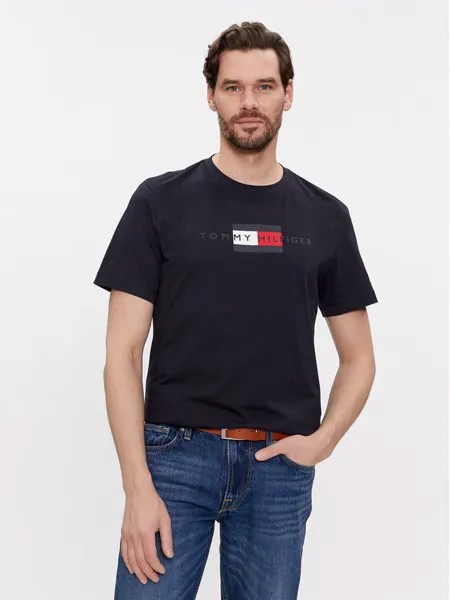 Футболка стандартного кроя Tommy Hilfiger, синий