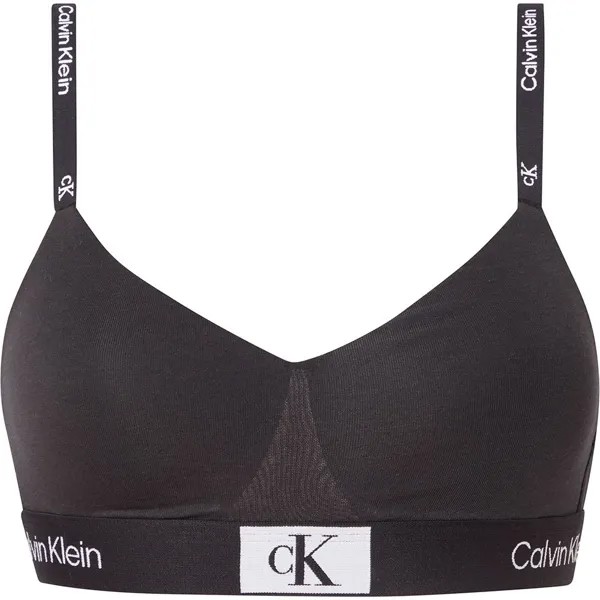 Бюстгальтер Calvin Klein Lght Lined Bralette Bra, черный