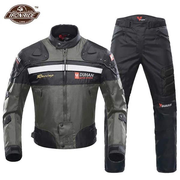 Костюм мужской зимний мотоциклетный, защитная одежда, куртка для мотокросса